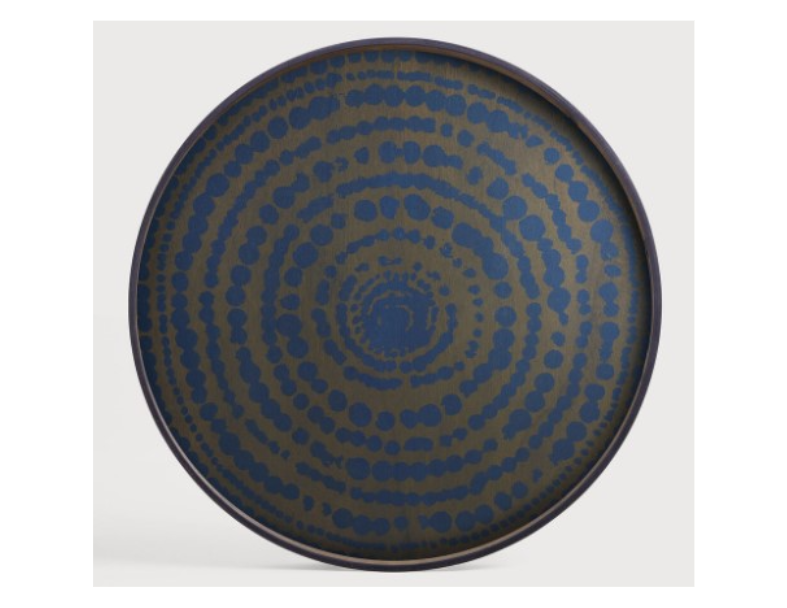 藍色板珠托盤 - 92 x 4 cm