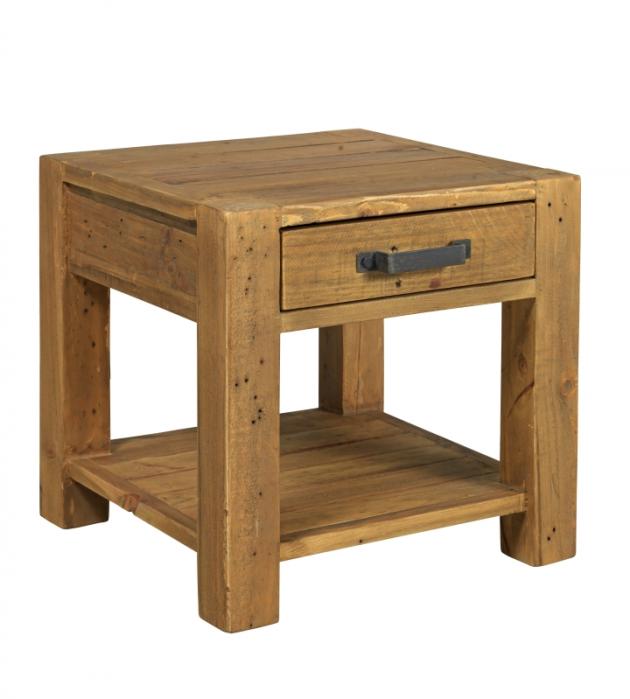 Tanzania corner table square W drawer